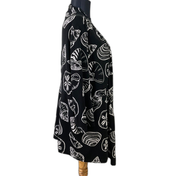 Chicos Travelers Cardigan women's 3P/US XLP petite Open Front Flowy Slinky - Picture 2 of 10